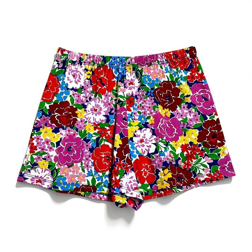 Kate Spade New York Floral Print Shorts Women's Size‎ Small Elastic Waist